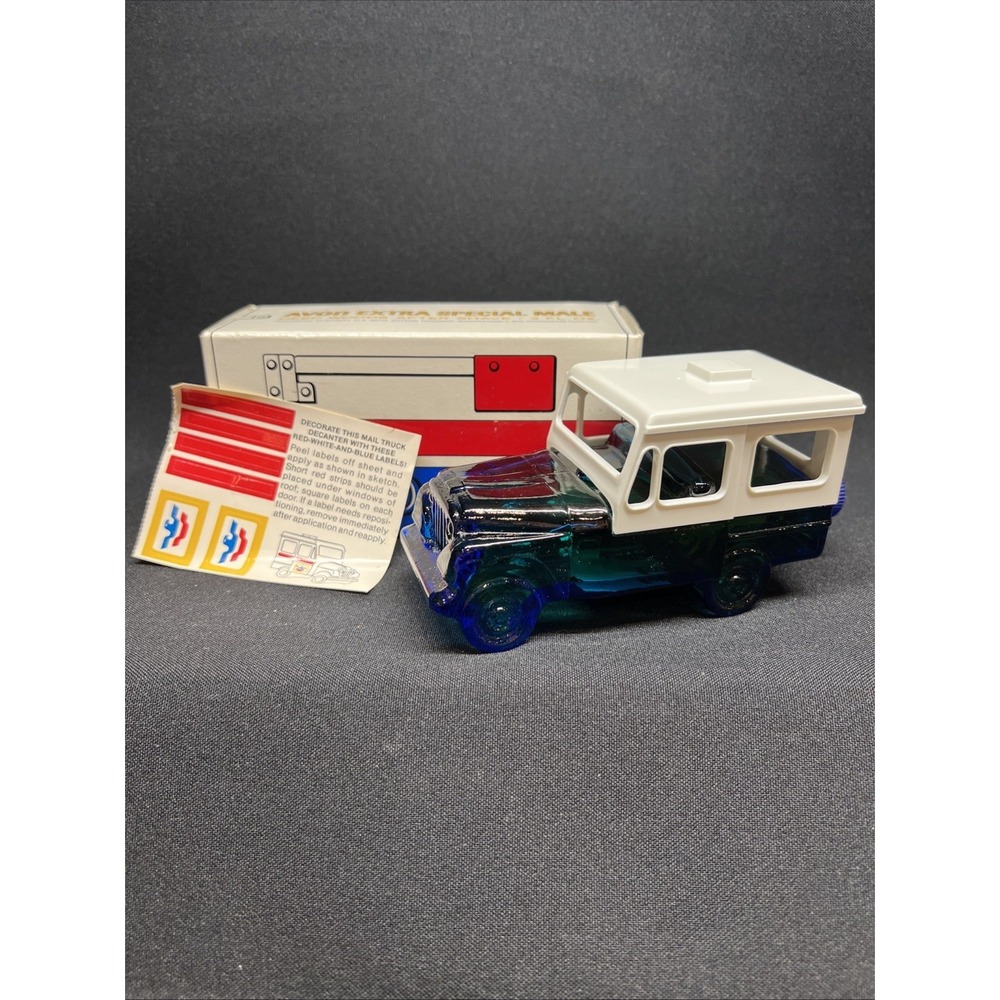 VTG Avon Extra Special Male Deep Woods Aftershave Mail Jeep New With Stickers
